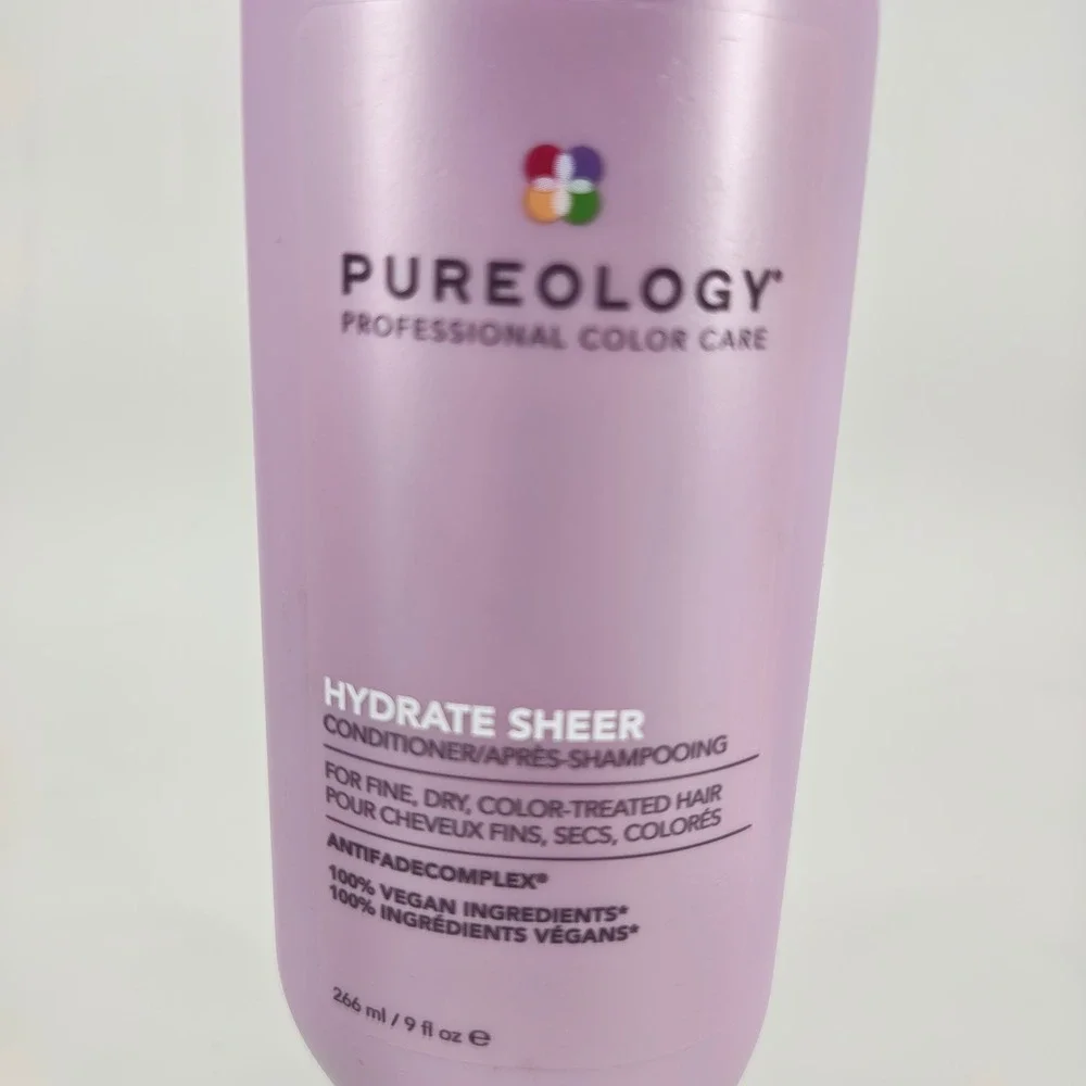 Pureology Hydrate Sheer Conditioner 9oz Vegan Color Treated Hair Care